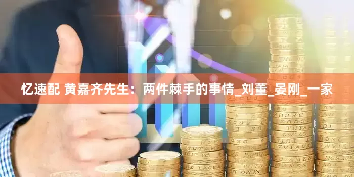忆速配 黄嘉齐先生：两件棘手的事情_刘董_晏刚_一家